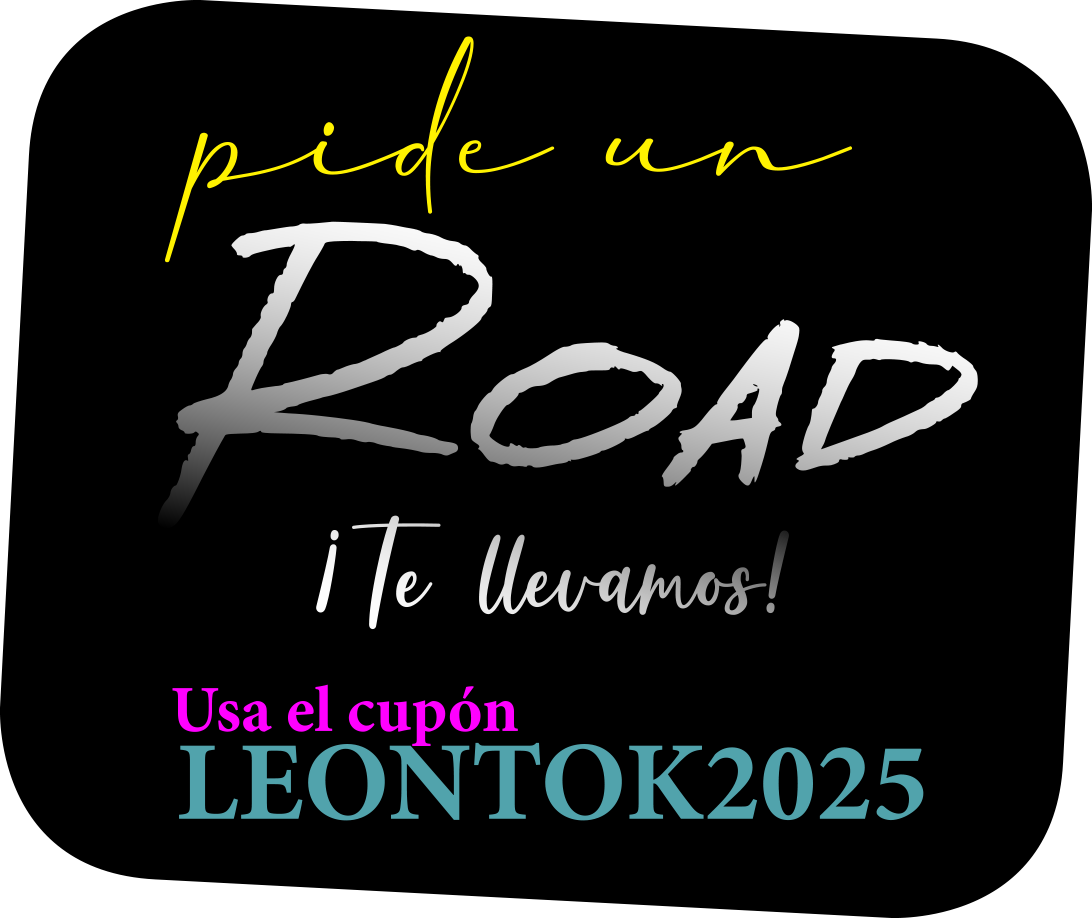 Pide un Road. Usa el Cupón: LEONTOK2025 Descarga la app si no la tienes. https://www.roadleon.mx